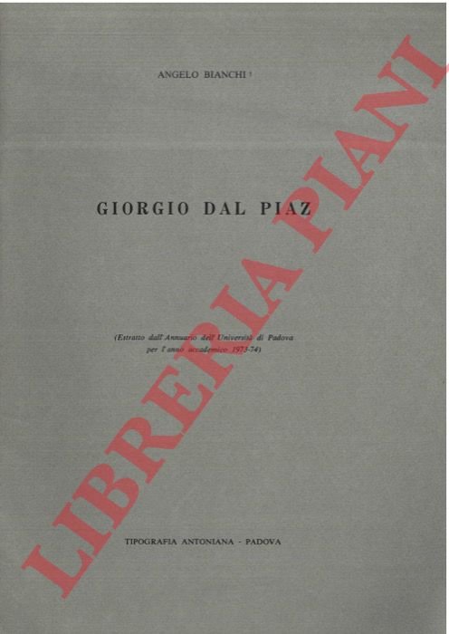 Giorgio Dal Piaz.