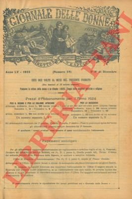 Giornale delle donne. Istruzione Passatempo Moralità. Promuove la coltura della …