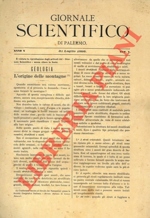 Giornale Scientifico di Palermo.