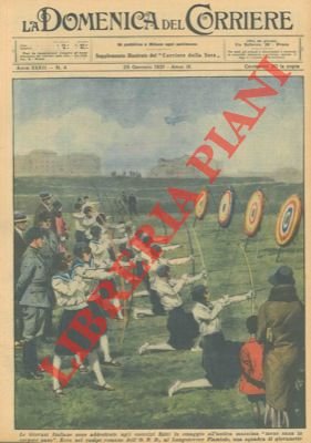 Giovanette si esercitano al tiro con l'arco.