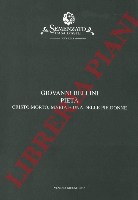 Giovani Bellini. Pietà. Cristo morto e una delle pie donne.