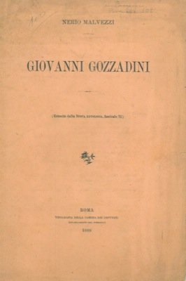 Giovanni Gozzadini. | Immagine Gallery 2