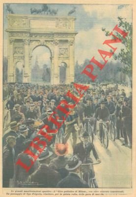 Giro podistico di Milano con oltre 600 concorrenti. Ugo Frigerio …