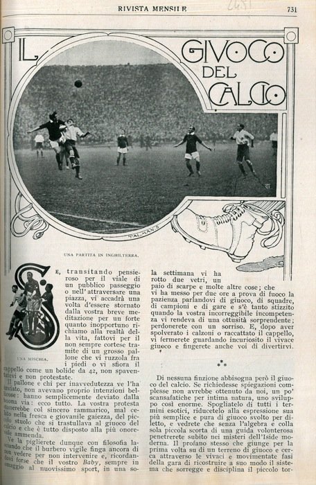 Giuoco del calcio.