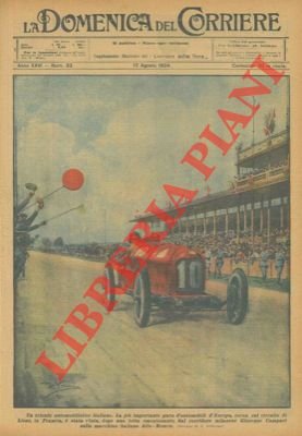 Giuseppe Campari su Alfa Romeo vince la più importante gara …