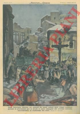 Gli abitanti dei paesi redenti dalle truppe nazionali portano in …