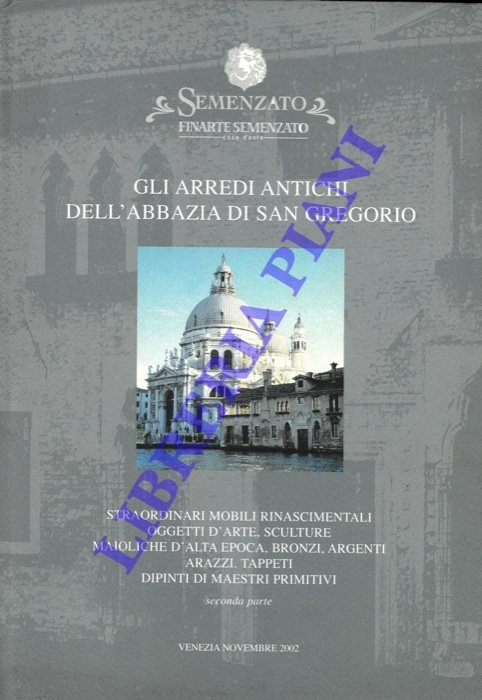 Gli arredi antichi dell'Abbazia di San Gregorio.