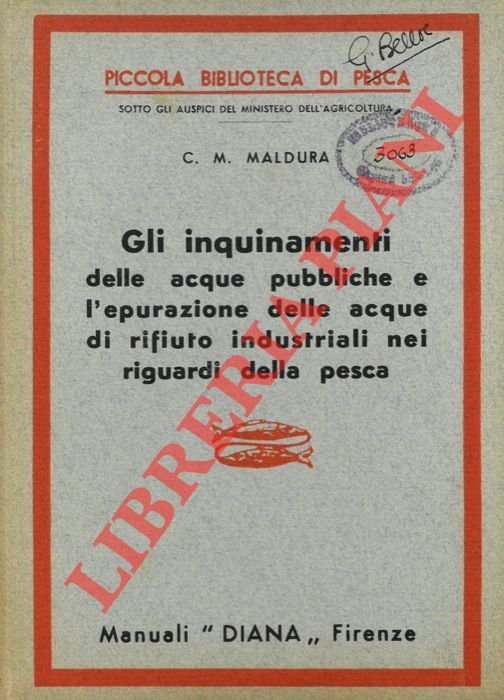 Gli inquinamenti delle acque pubbliche e l'epurazione delle acque di …