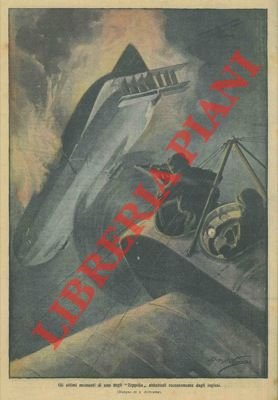 Gli ultimi momenti di uno degli Zeppelin abbattuto recentemente dagli …