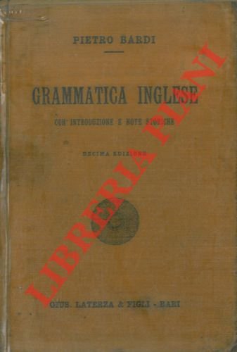 Grammatica inglese.