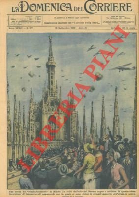 Grandi manovre dell'armata aerea su Milano.