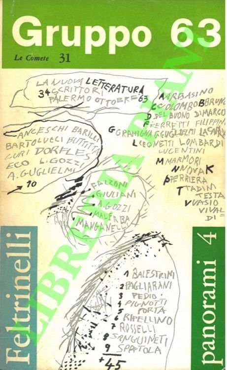 Gruppo 63. La nuova letteratura. 34 scrittori. Palermo ottobre 1963.