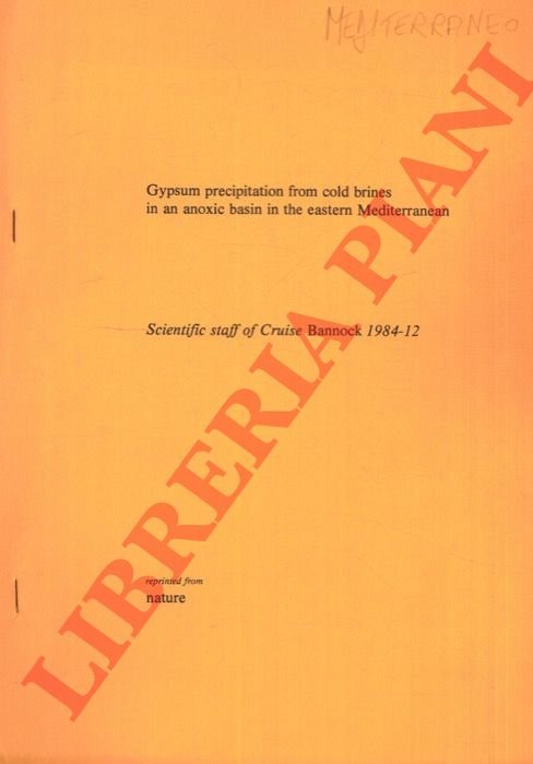 Gypsum precipitation from cold brines in an anoxic basin in …