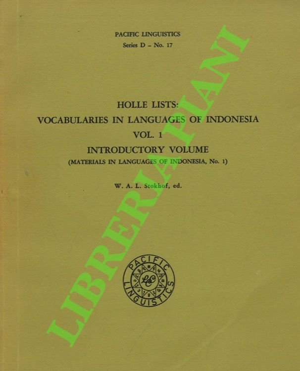 Holle lists: vocabularies in language of Indonesia. Vol. 1. Introductory …