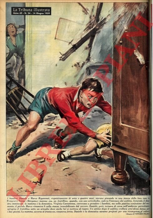 I bambini Daniele e Marco Rigamonti, rispettivamente di sette e … | Immagine Gallery 3