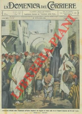 I banditori leggono in arabo per le vie di Tripoli …