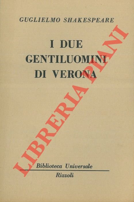 I due gentiluomini di Verona.