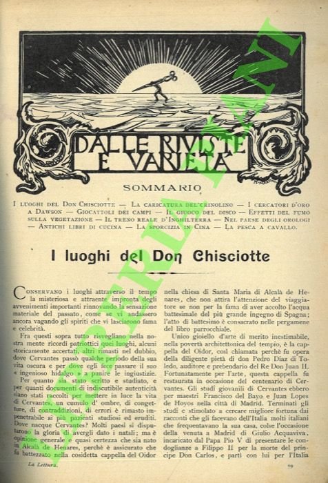 I luoghi del Don Chisciotte.