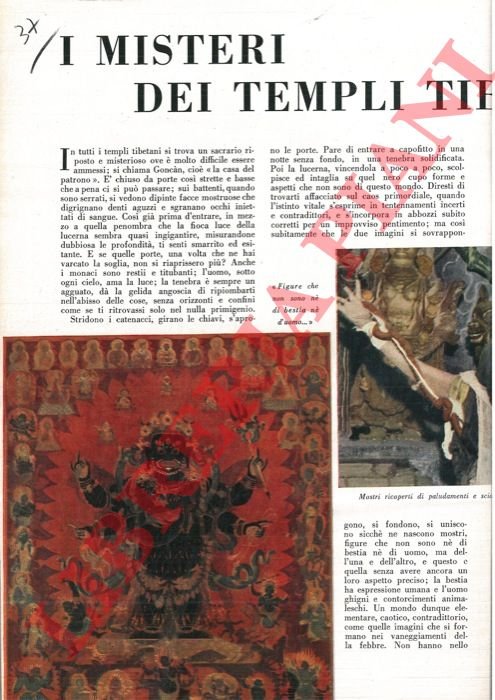 I misteri dei templi tibetani.