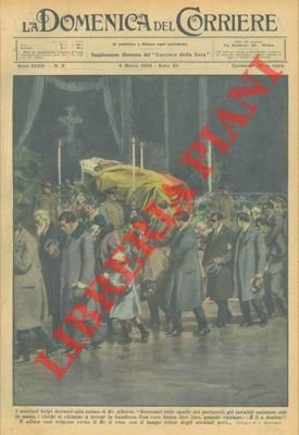 I mutilati belgi davanti alla salma di Re Alberto.