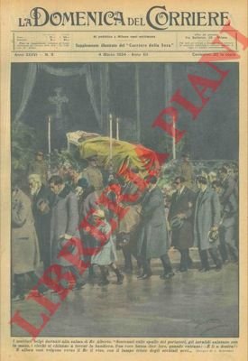 I mutilati belgi davanti alla salma di Re Alberto.