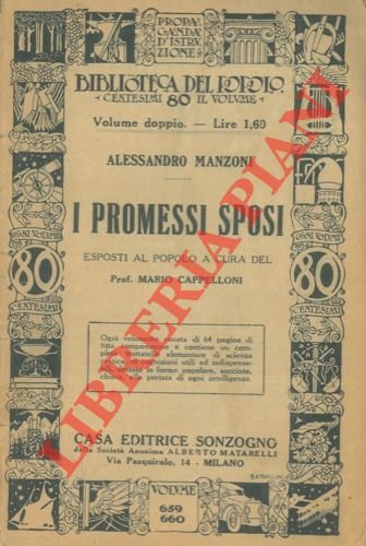 I Promessi Sposi esposti al popolo a cura del Prof. …
