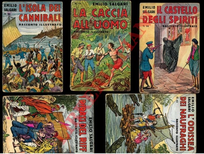 I racconti di avventure di Emilio Salgari : Una bufera …