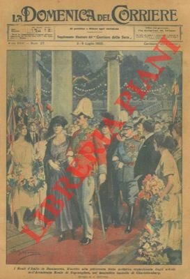 I reali d'Italia in visita in Danimarca.