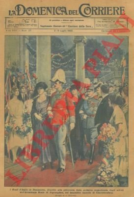 I reali d'Italia in visita in Danimarca.