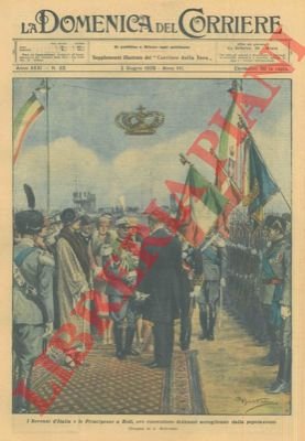 I sovrani d'Italia in visita a Rodi.