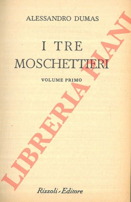 I tre moschettieri.