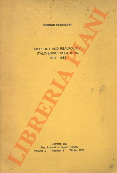 Ideology and Realpolitik: Italo-Soviet Relations, 1917-1933. | Immagine Gallery 2