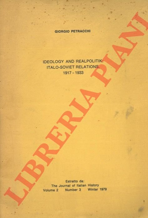 Ideology and Realpolitik: Italo-Soviet Relations, 1917-1933. | Immagine Gallery 3