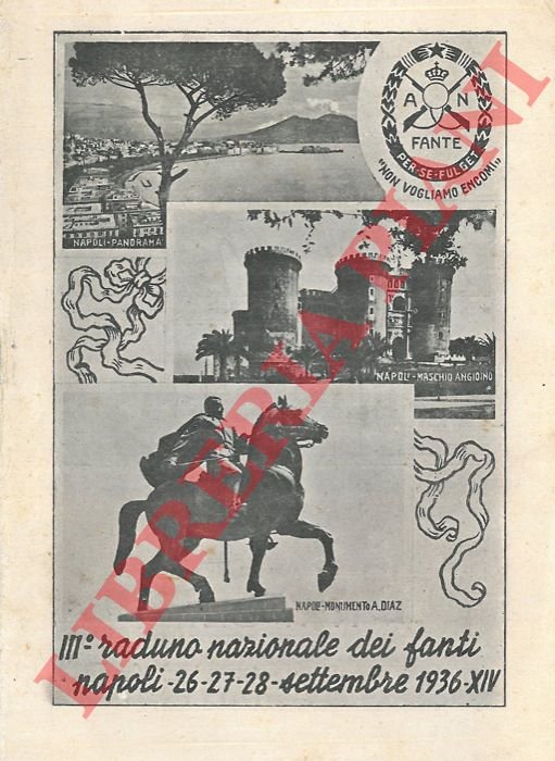 III Raduno Nazionale dei Fanti. Napoli 1936.