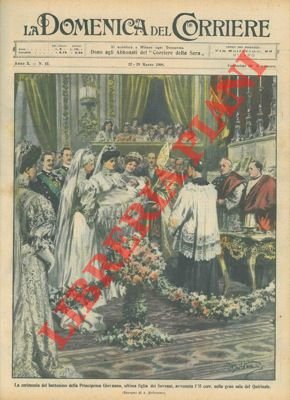 Il battesimo della Principessa Giovanna in Quirinale.