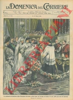 Il battesimo della Principessa Giovanna in Quirinale.