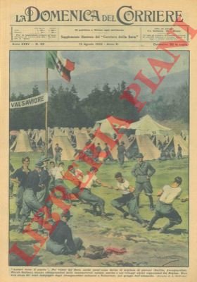 Il campeggio degli Avanguardisti milanesi a Valsaviore, nel gruppo dell'Adamello.