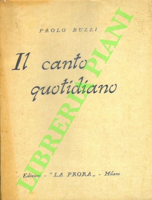 Il canto quotidiano.