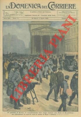 Il concentramento delle truppe baltiche alla Porta di Brandeburgo per …