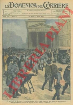 Il concentramento delle truppe baltiche alla Porta di Brandeburgo per …