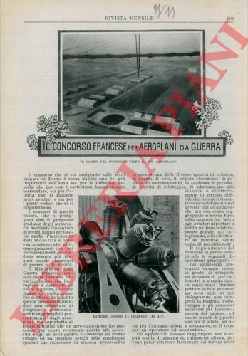 Il concorso francese per aereoplani da guerra.
