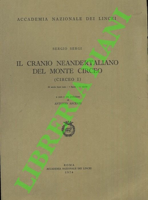 Il cranio Neandertaliano del Monte Circeo (Circeo I). A cura …