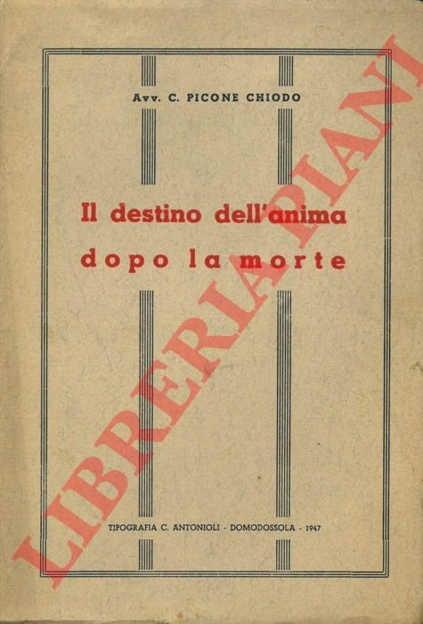 Il destino dell'anima dopo la morte.
