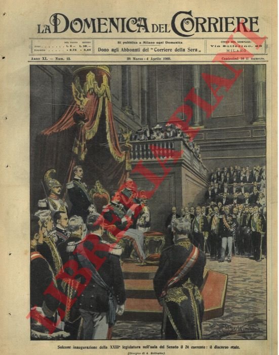Il discorso reale per la solenne inaugurazione della 23a legislatura …
