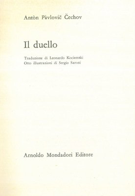 Il duello. La sonata a Kreutzer. Il giocatore.