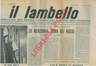 Il lambello. Quindicinale dei gruppi universitari fascisti del Piemonte.