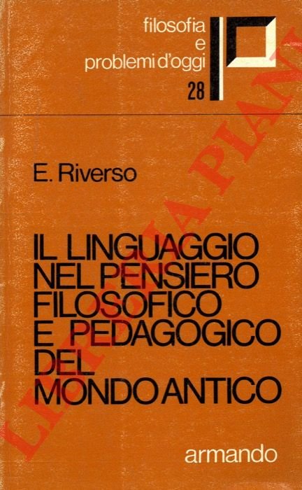 Il linguaggio nel pensiero filosofico e pedagogico nel Mondo antico.