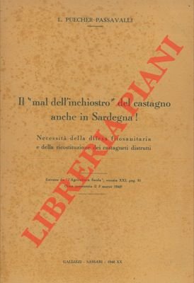 Il 'mal dell'inchiostro' del castagno anche in Sardegna!