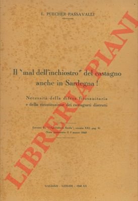 Il 'mal dell'inchiostro' del castagno anche in Sardegna!