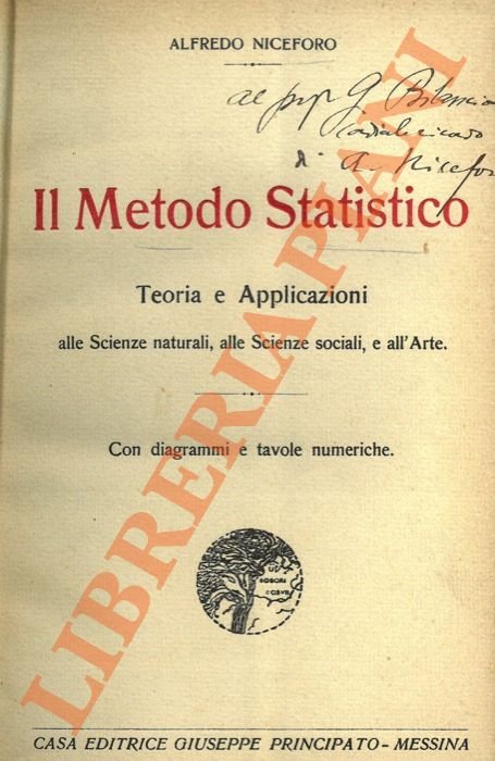 Il metodo statistico. Teoria e applicazioni alle scienze naturali alle …